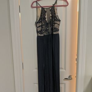 LUSH lace top maxi dress